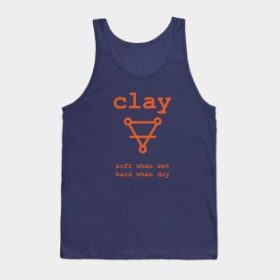 Alchemist symbol for Clay T shirt with definition Tank Top